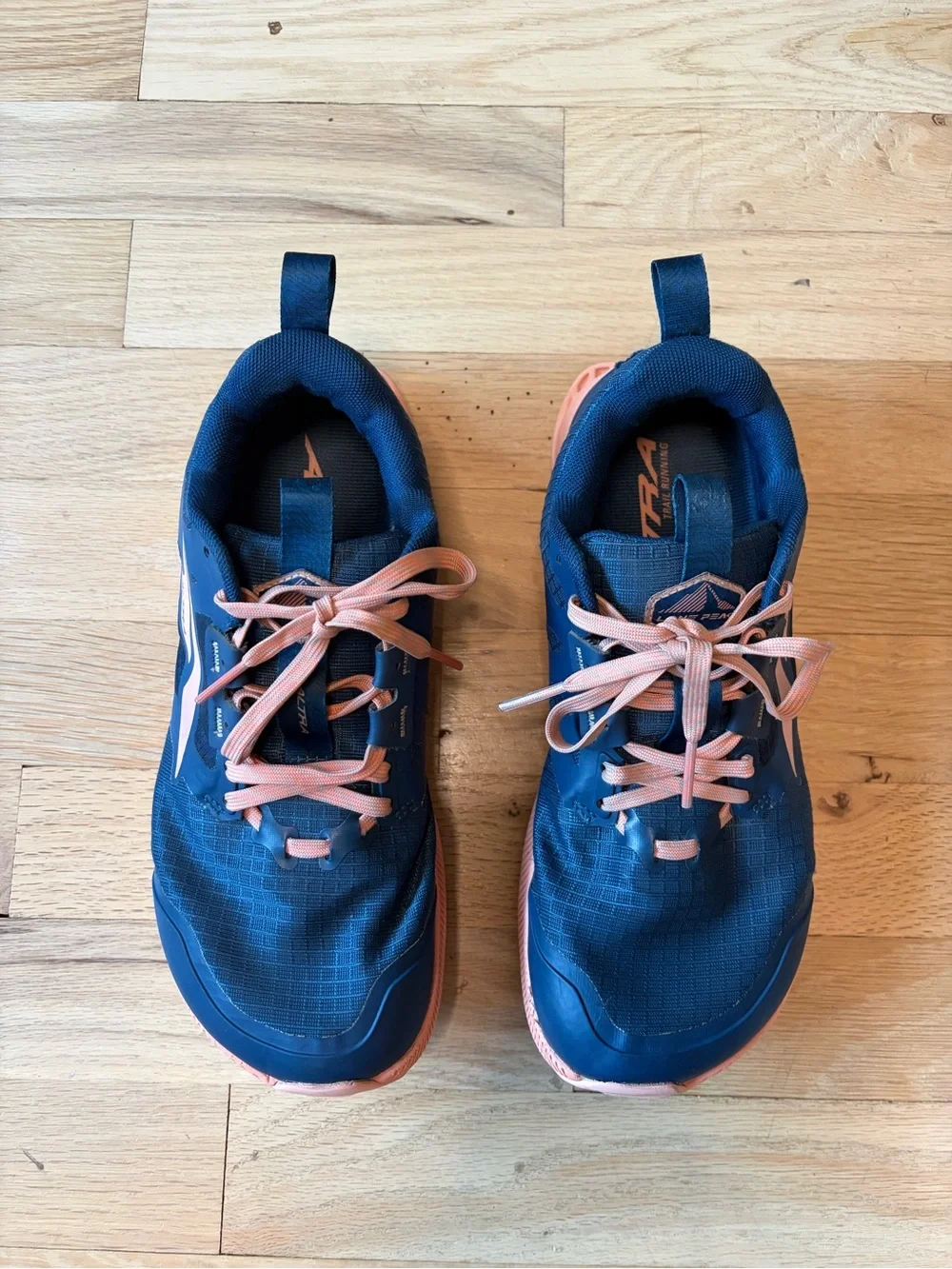 Altra Navy Athletic Shoes with Coral Accents
